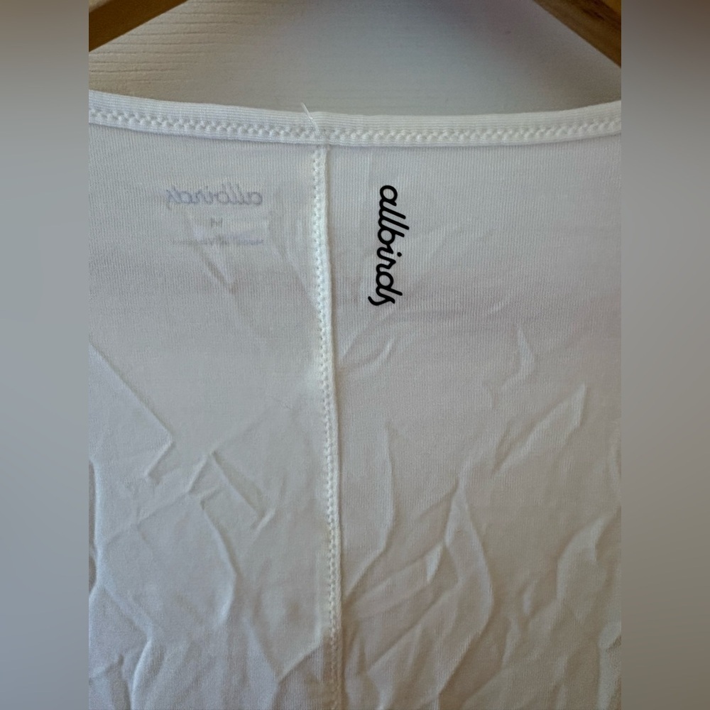 Allbirds NWT natural flow studio long sleeve top medium merino wool blend - Picture 6 of 12